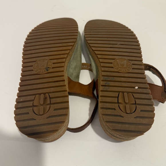🔥 Mephisto Women’s Slingback Sandals Sage Nubuck Size 10 EU 40 Comfort Cork Sole - Picture 7 of 7